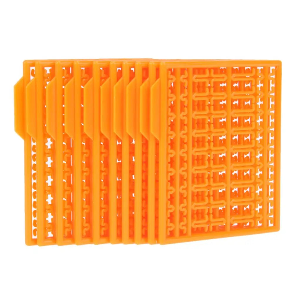 10pcs/Pack Carp Fishing Tackle Hair Rig Boilie Bait Carp Stops Stoppers yellow Hair Extender Accessory Boillie Hair Stops