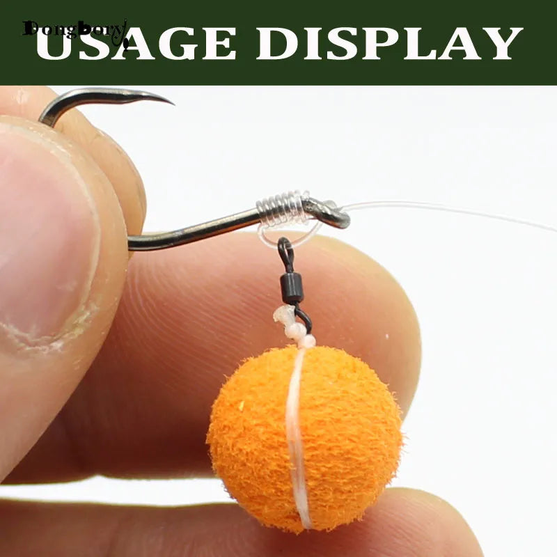 50m Carp Fishing Accessories Bait Floss Grips POP UP Boilies Holder Chod Hair Ronnie Rig  Method Feeder Fishing Tackle Terminal