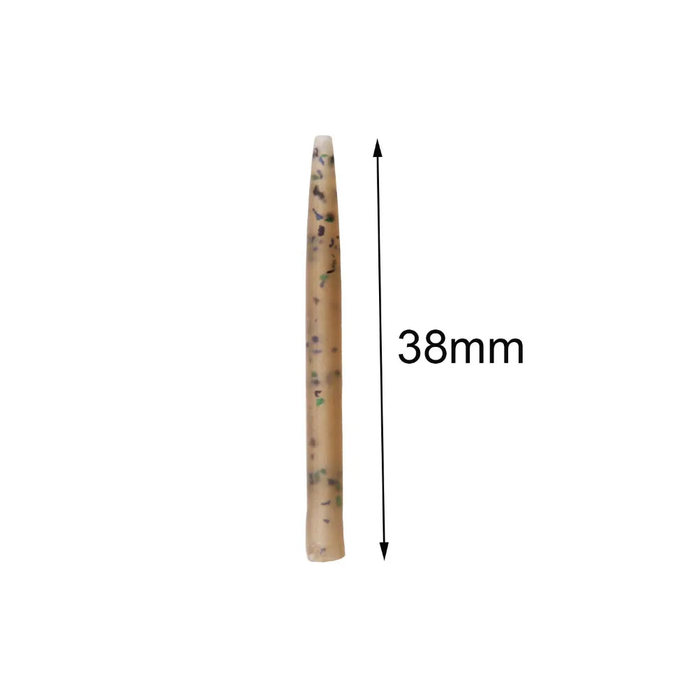 30pcs/lot Camo carp Fishing Tackle Safety Clips Anti Tangle Sleeve Carp fishing Connector Rubber tube for pre tied carp rigs