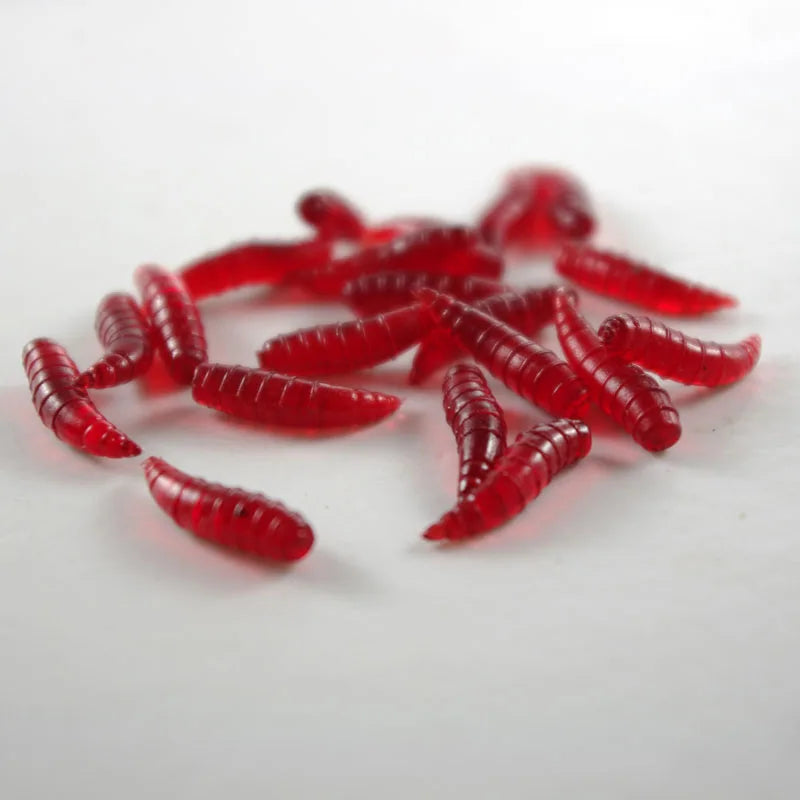 Day Night Fishing Soft Bait Worm Grub For Catch Grass Carp Artificial Lures Lot 20 Pieces Sale