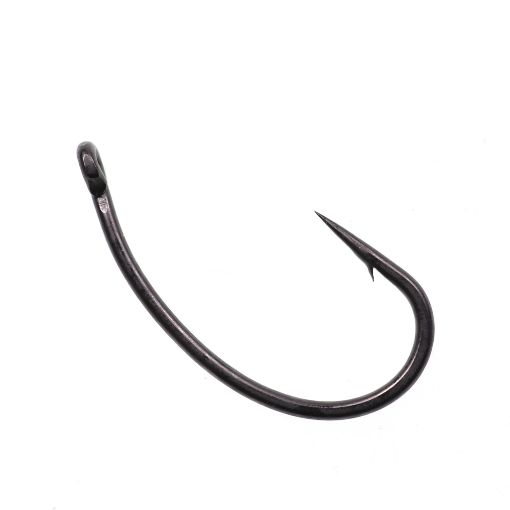 Wifreo 30PCS Coated Carp Fishing Hook High Carbon Steel Fishhooks Barbed Hooks Carp Hooks