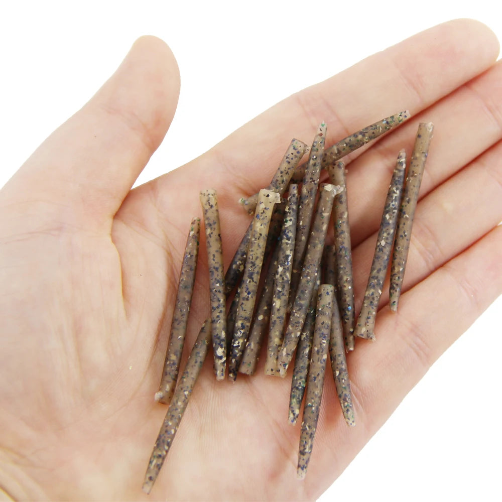 30 Pcs/Lot Carp Camo Fishing Anti Tangle Sleeves for line Connector For Fishing Tackle Tools