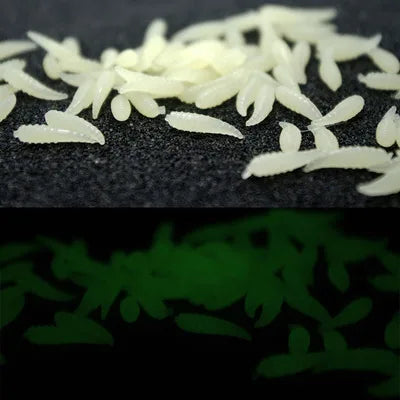 Day Night Fishing Soft Bait Worm Grub For Catch Grass Carp Artificial Lures Lot 20 Pieces Sale
