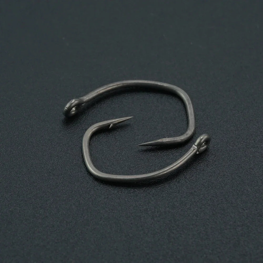 Premium PTFE Coated Carp Fishing Hooks - 500 Pack Bulk