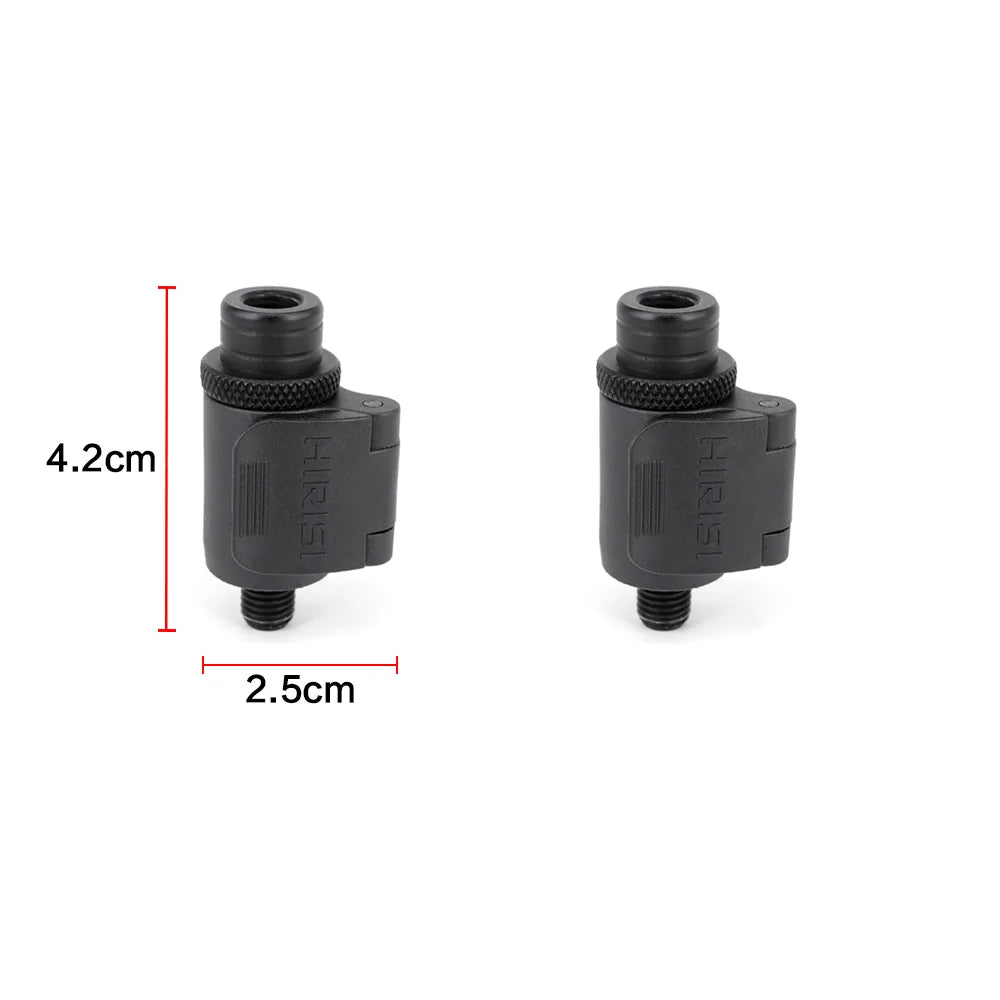 Hirisi Aluminium Carp Fishing Quick Change Connector For Carp Fishing Alarms Rod Pod Bank Sticks AQ211