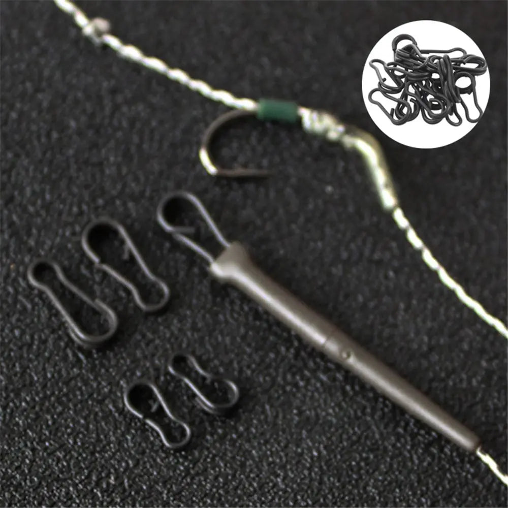 Matte Black Rolling Swivels - Carp Fishing Connectors