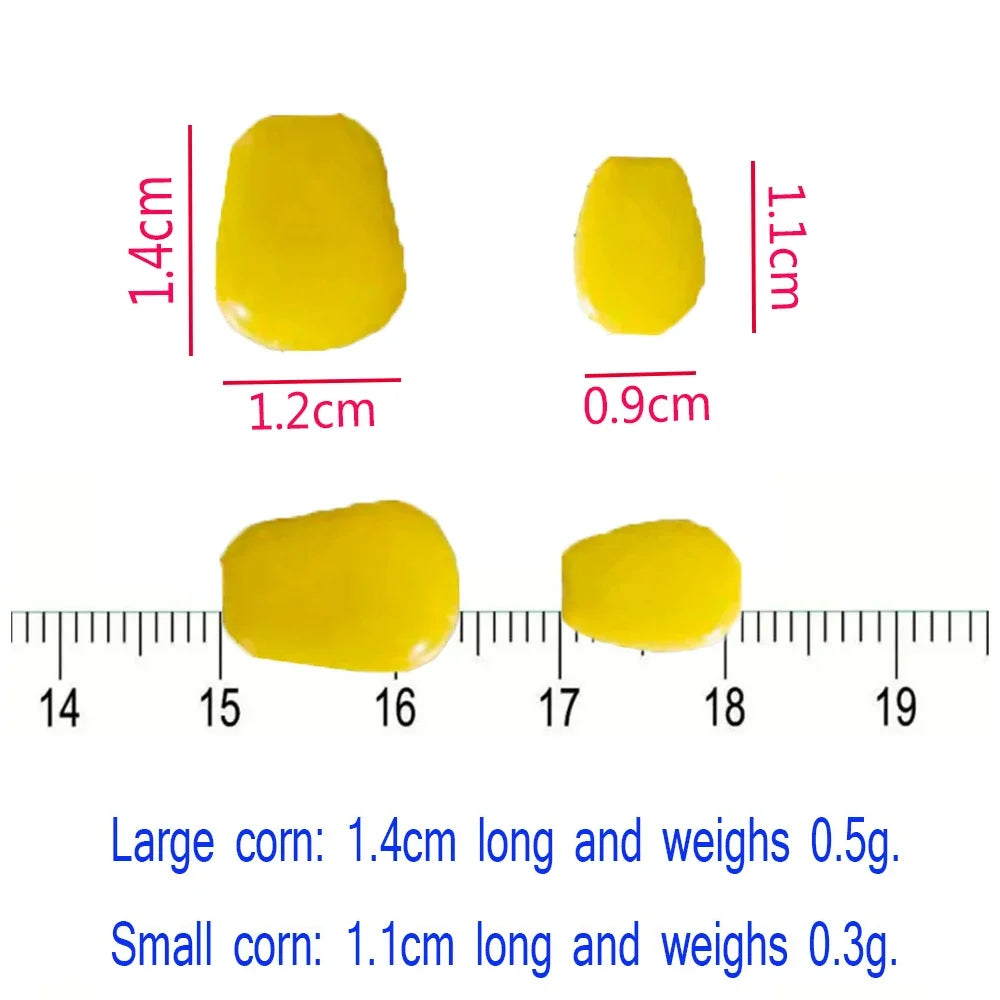 Colored Pop Up Carp Fishing  Flavoured Grass Carp Bait  Floating Corn Soft Pellet Lure Creamy Corn