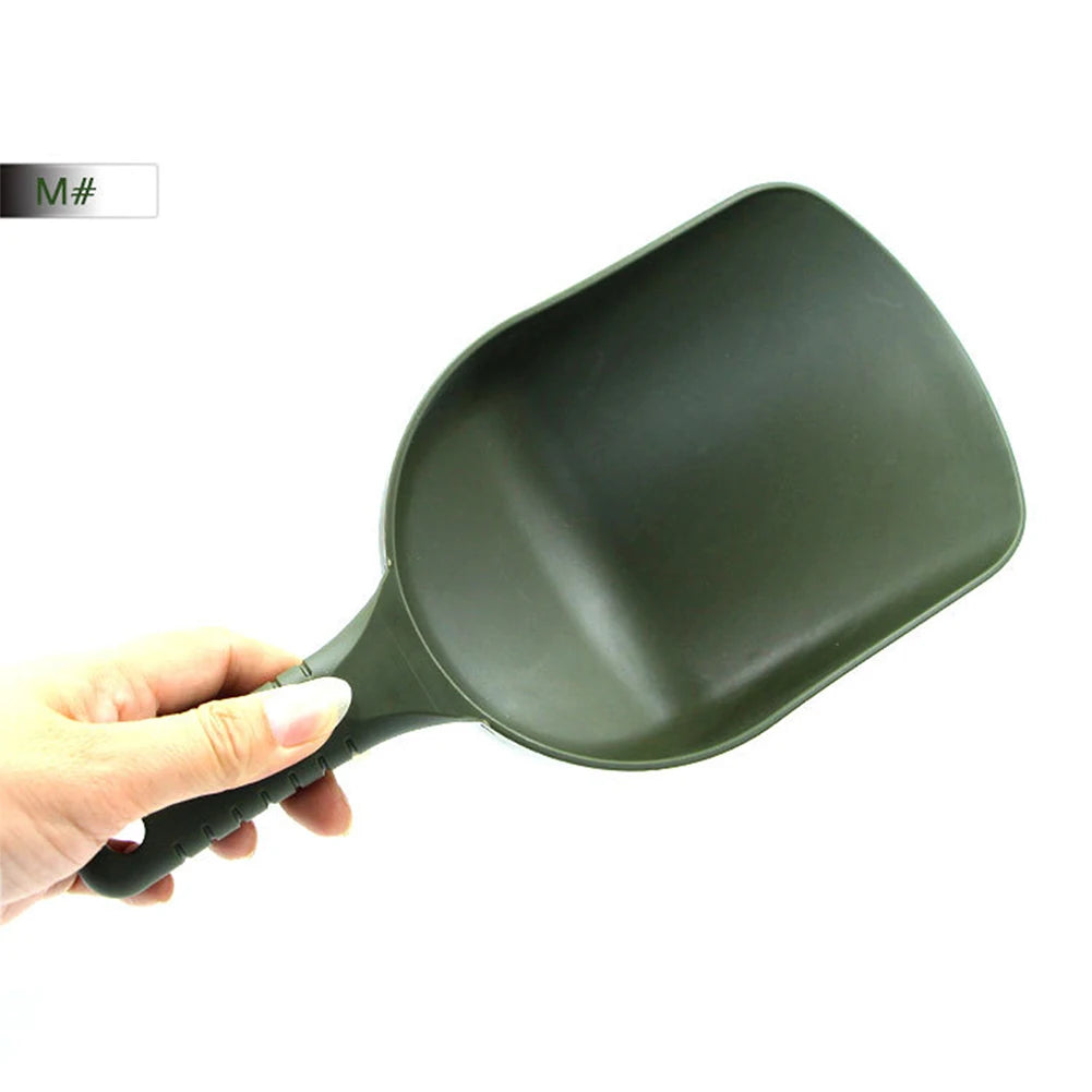 1pcs Bait Scoop Baiting Throwing Spoon Carp Fishing Shovel Fishing Tool For Feeding Particles Bonito Carp