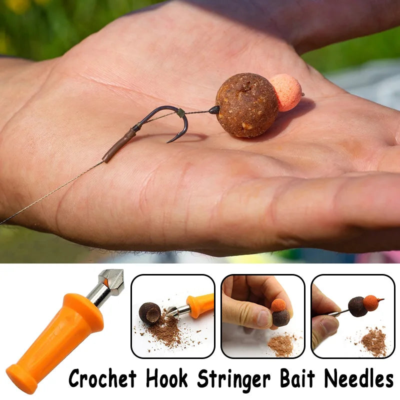 Carp Fishing Snowman Bait Drill to Fast Set up Snowman Rig Pop up Boilies for Carp Fishing Terminal Tackle Carp Fishing Tool