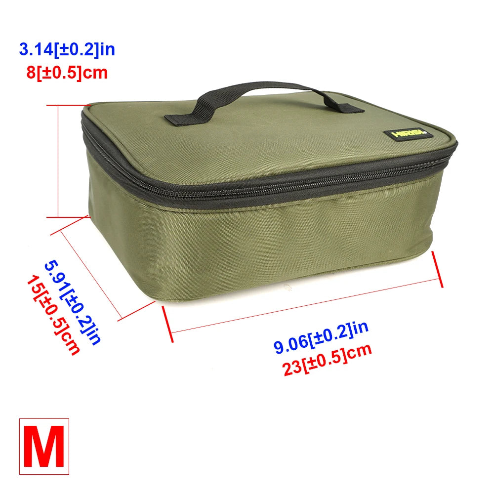 Hirisi Multi-Purpose Carp Fishing Bag - PVC Oxford Material, Fish Reel & Lure Storage Fishing Accessories W123