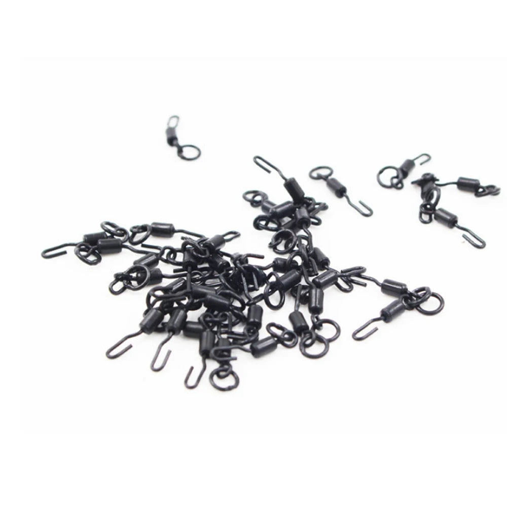 Fishing Chod 20Pcs for Carp Rig Rig Tackle Micro Hook Spinner Swivels for Ronnie Rig Spinner Rigs Swivel Tackle
