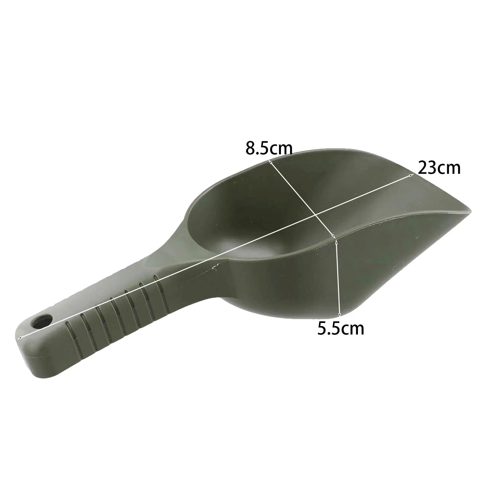1pcs Bait Scoop Baiting Throwing Spoon Carp Fishing Shovel Fishing Tool For Feeding Particles Bonito Carp