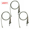 3x Carp Fishing Lead Core with Helicopter Rigs Braided Fishing Line for Carp Rig Lead Clips