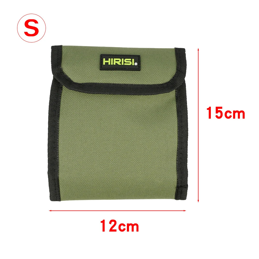 Hirisi Fishing Rig Bag Tackle Accessory Storage Bag for Carp Fishing Tackle Rigs Wallet Hair Rigs Transparent Carry Bag