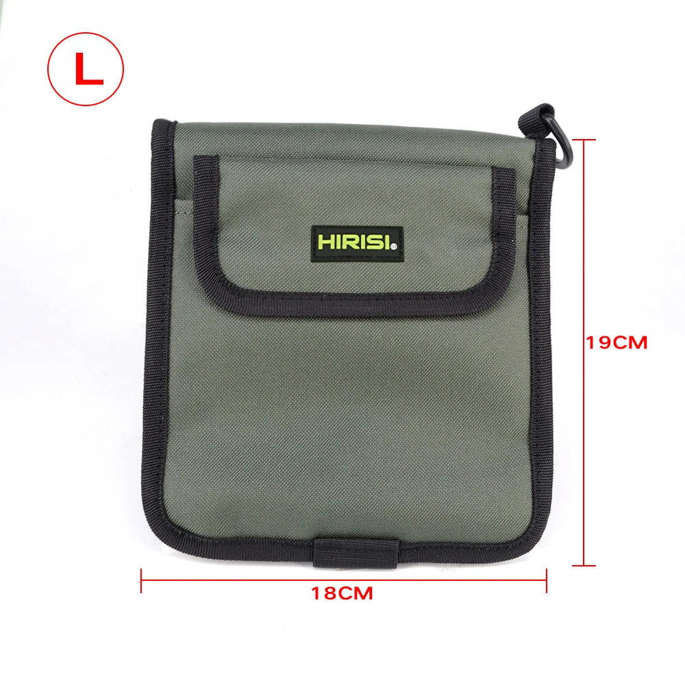Hirisi Fishing Rig Bag Tackle Accessory Storage Bag for Carp Fishing Tackle Rigs Wallet Hair Rigs Transparent Carry Bag