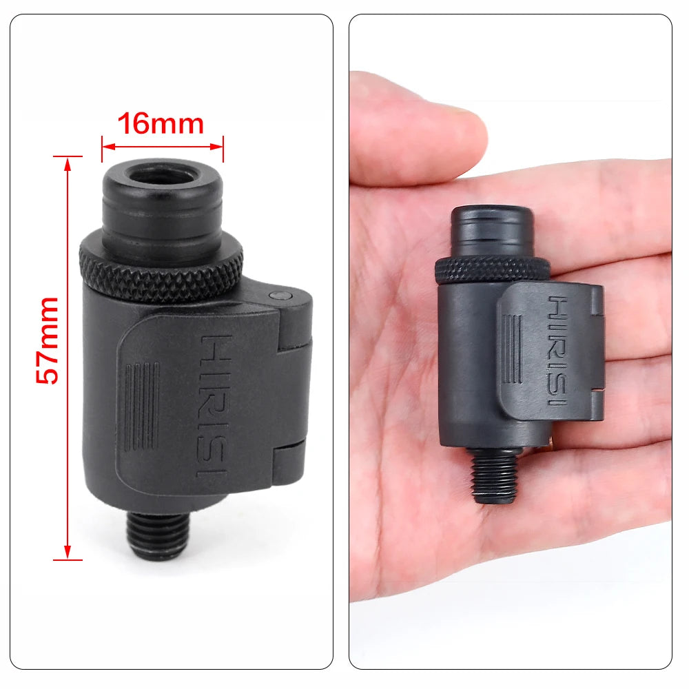 Hirisi Aluminium Carp Fishing Quick Change Connector For Carp Fishing Alarms Rod Pod Bank Sticks AQ211