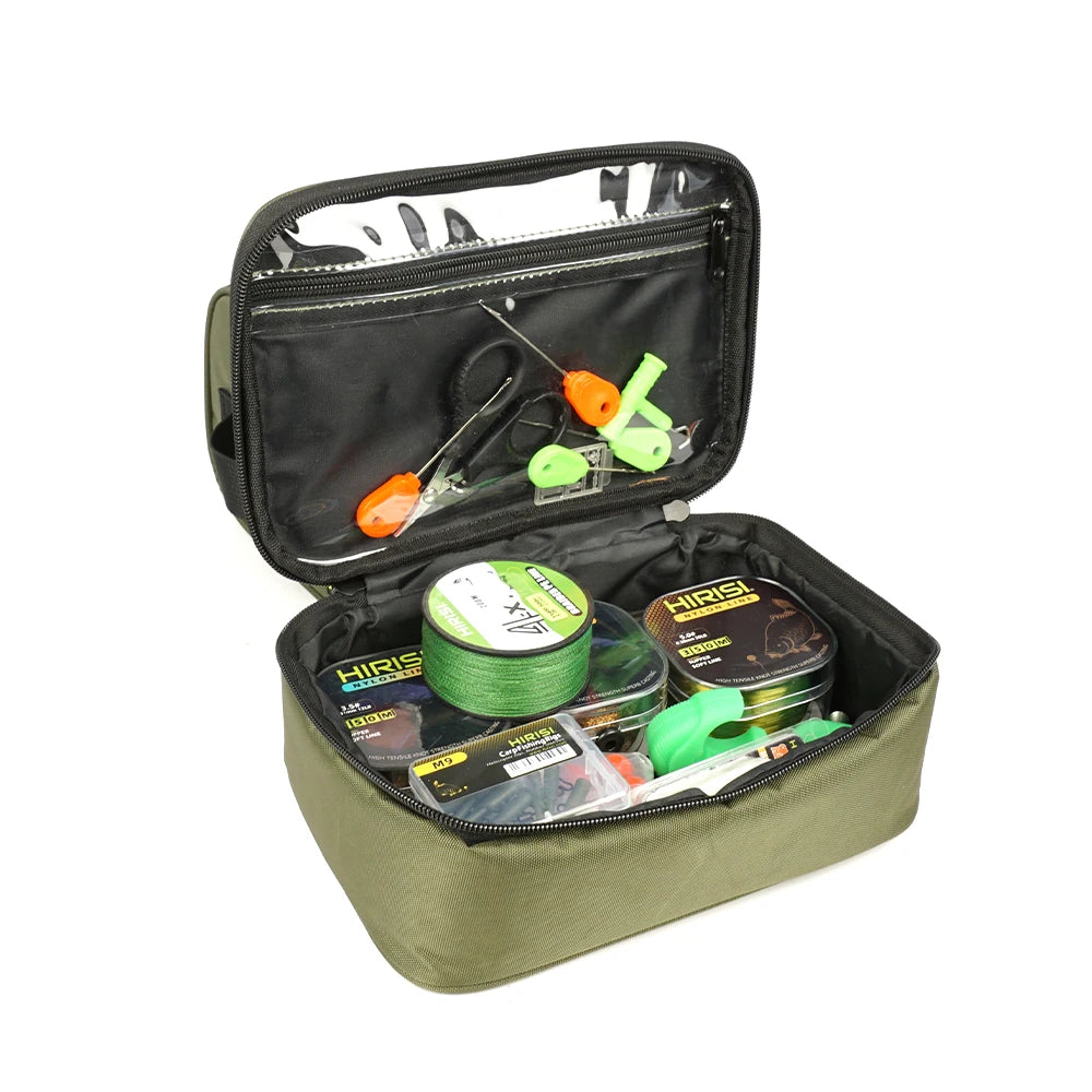 Hirisi Multi-Purpose Carp Fishing Bag - PVC Oxford Material, Fish Reel & Lure Storage Fishing Accessories W123
