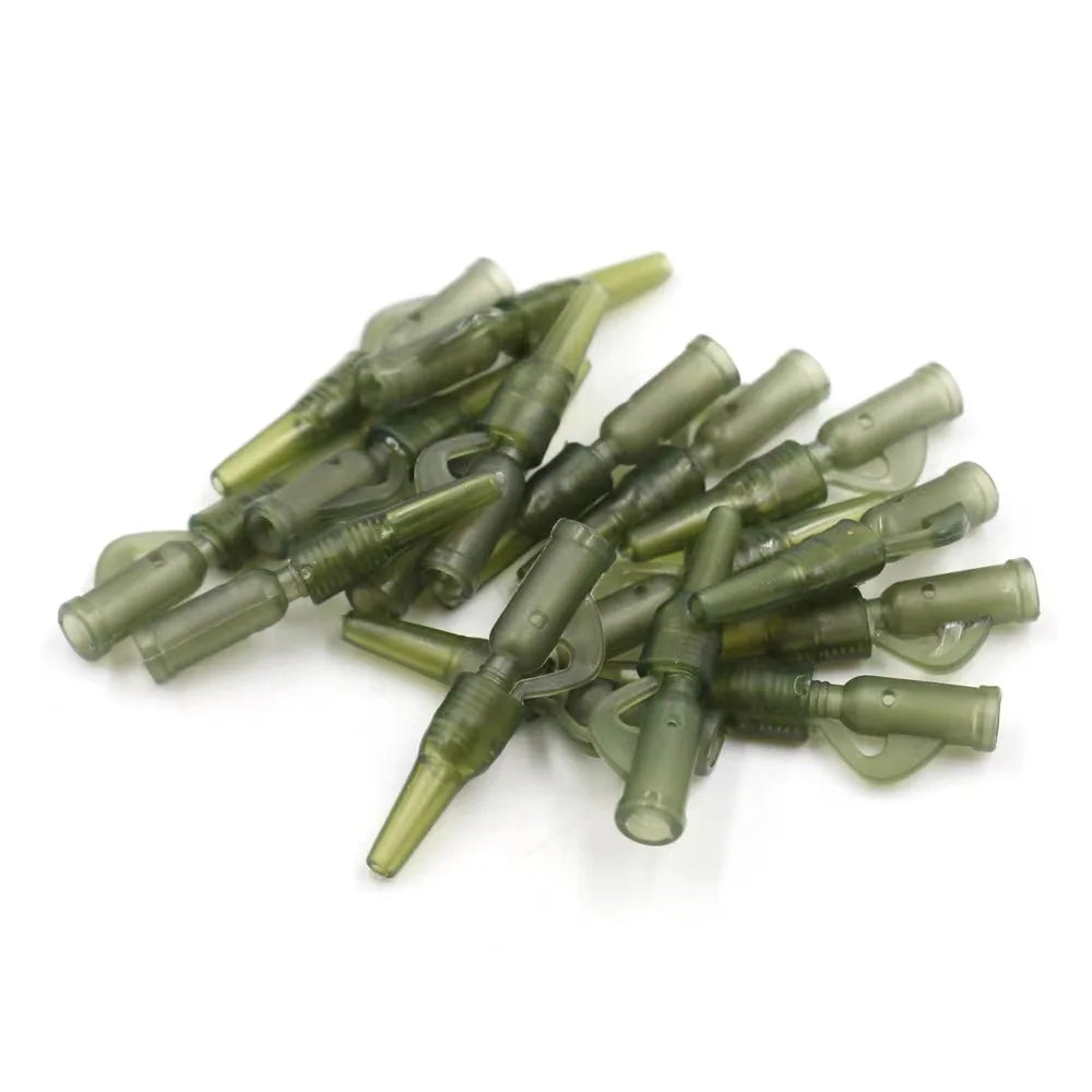 40PCS/lot Carp Fishing Accessories Lead Clip Quick Change Swivel Tail Rubber Anti Tangle Sleeves for Carp Rigs Fishing Tackle