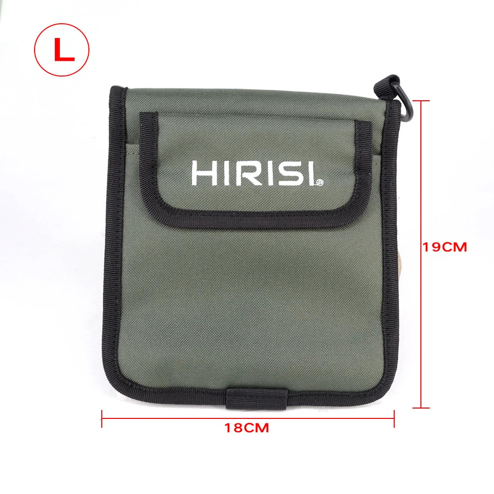 Hirisi Fishing Rig Bag Tackle Accessory Storage Bag for Carp Fishing Tackle Rigs Wallet Hair Rigs Transparent Carry Bag