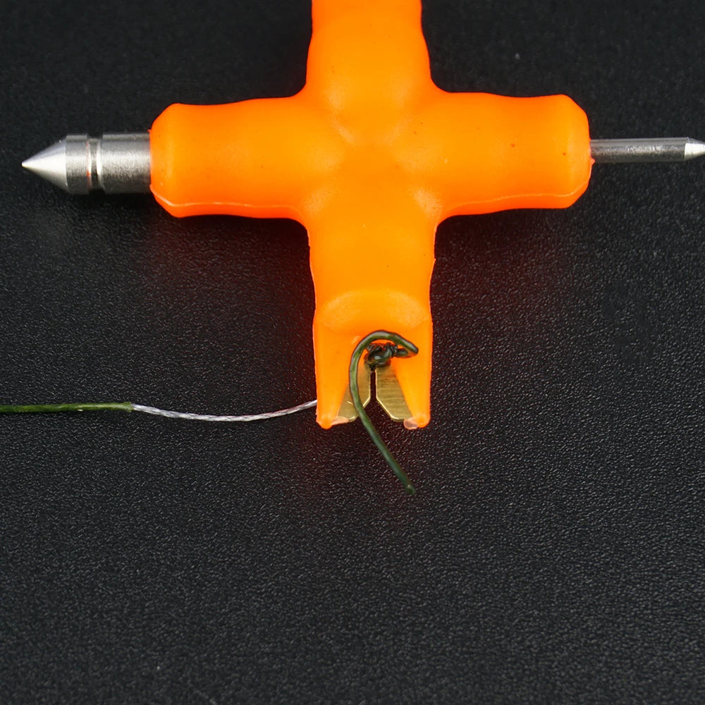 4-in-1 Carp Fishing Rig Tool - Braid Stripper & Knotter