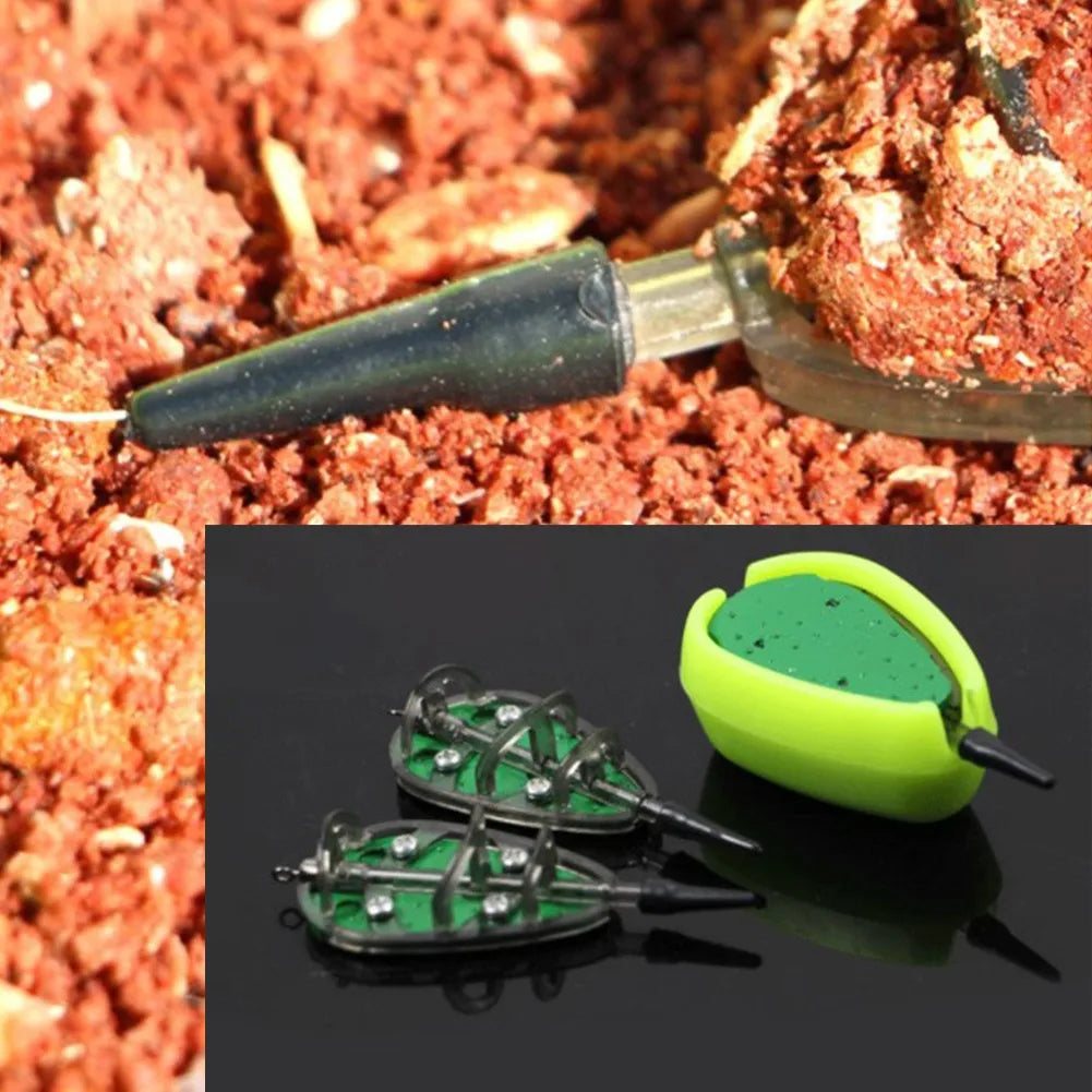 20~100g Inline Method Feeder Or Mould For Carp Fishing Tackle Tool Method Feeder