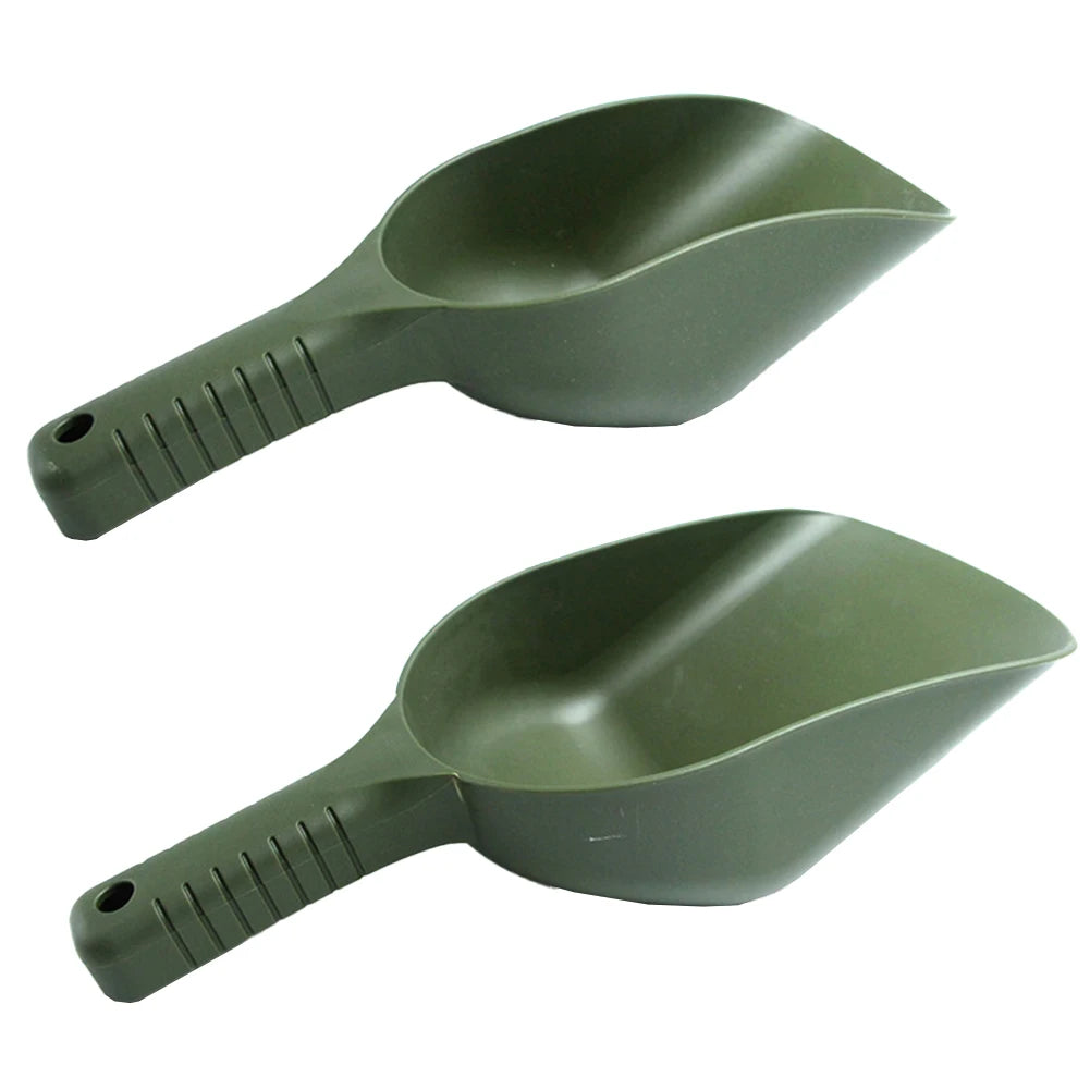 1pcs Bait Scoop Baiting Throwing Spoon Carp Fishing Shovel Fishing Tool For Feeding Particles Bonito Carp
