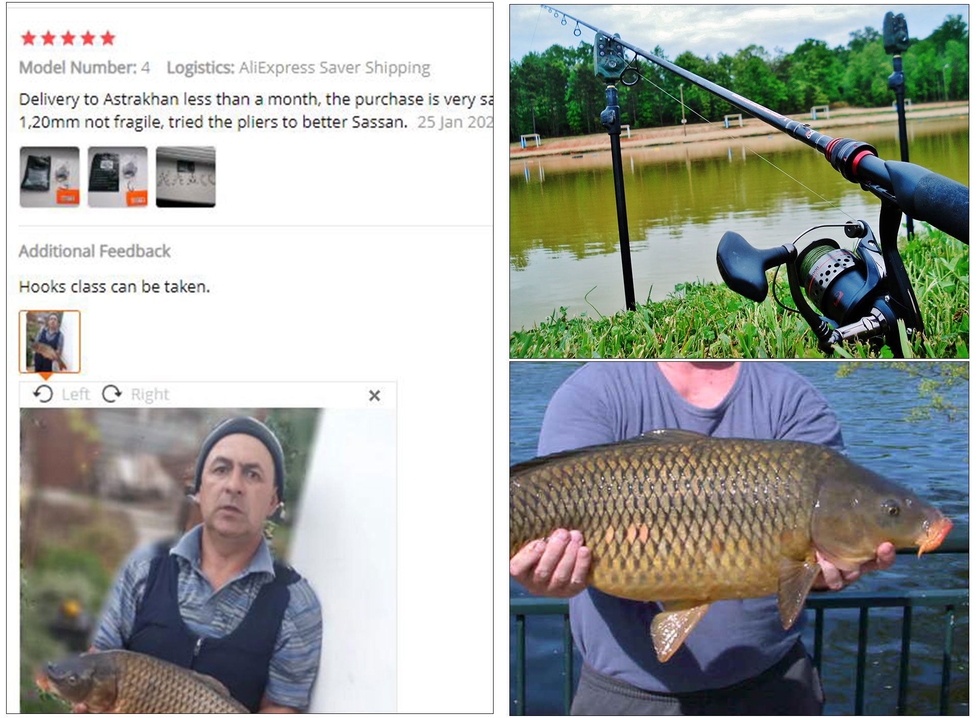 20PCS Carp Fishing Hooks Pinpoint Claw Hooks PTFE Coating High Carbon Stainless Steel Eyed Fish Hooks for Carp Fishing