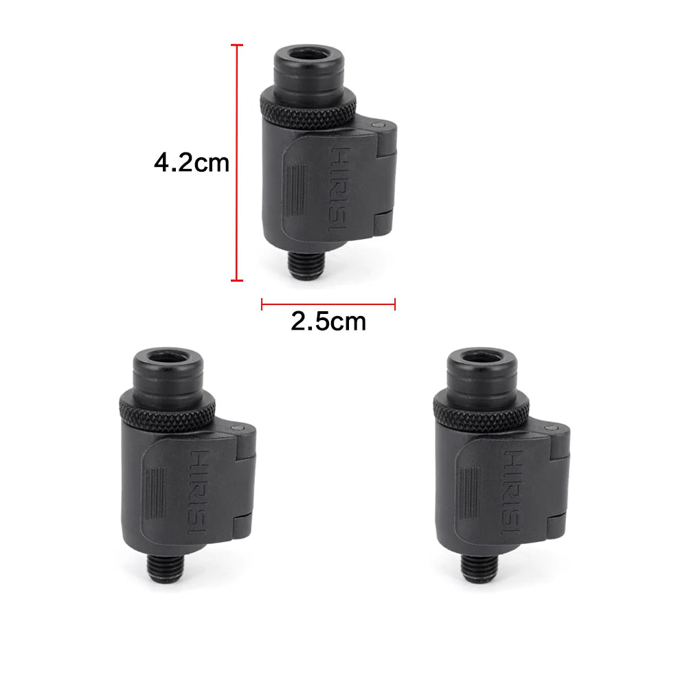 Hirisi Aluminium Carp Fishing Quick Change Connector For Carp Fishing Alarms Rod Pod Bank Sticks AQ211