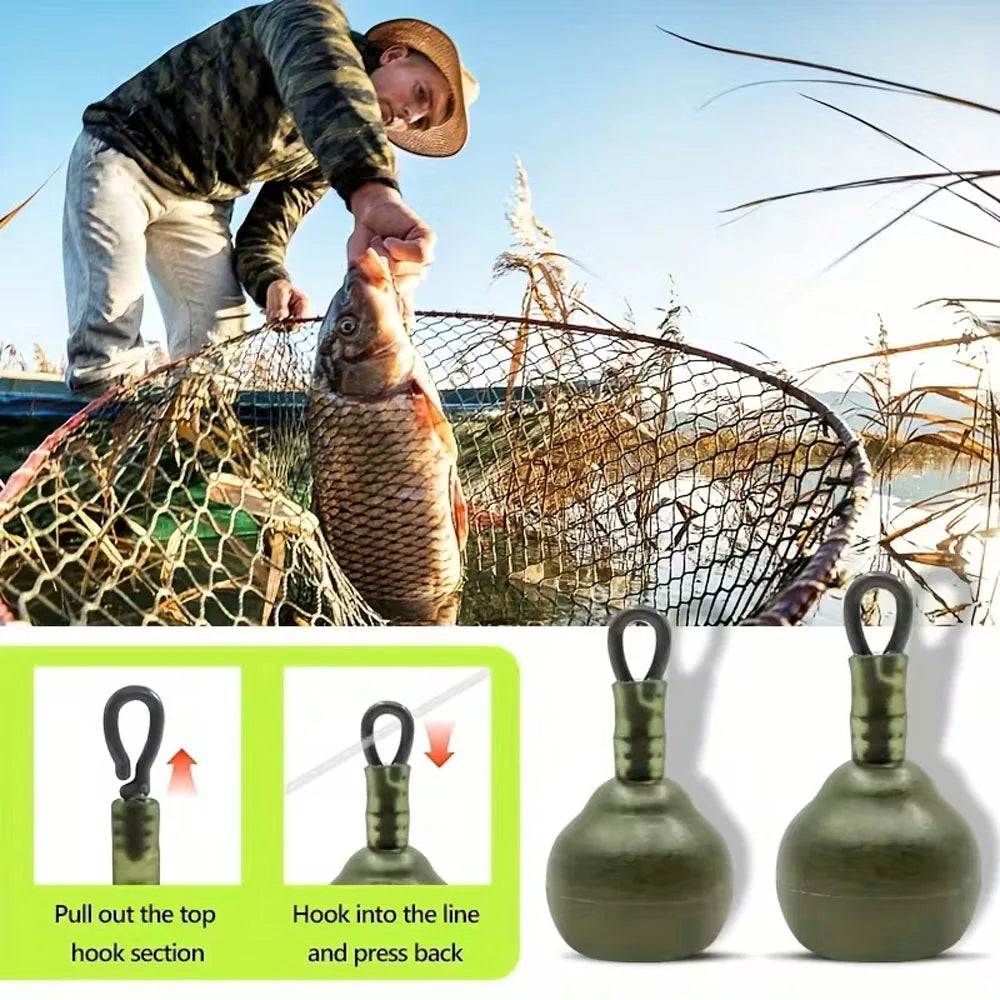 Carp Fishing Sinkers Weight Set - 3pcs (14g/28g/52g)