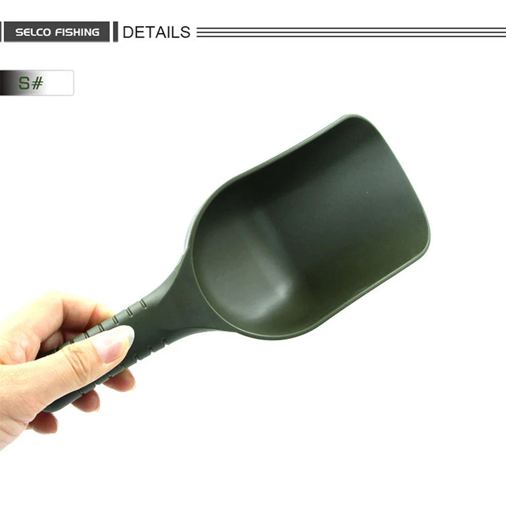 1pcs Bait Scoop Baiting Throwing Spoon Carp Fishing Shovel Fishing Tool For Feeding Particles Bonito Carp