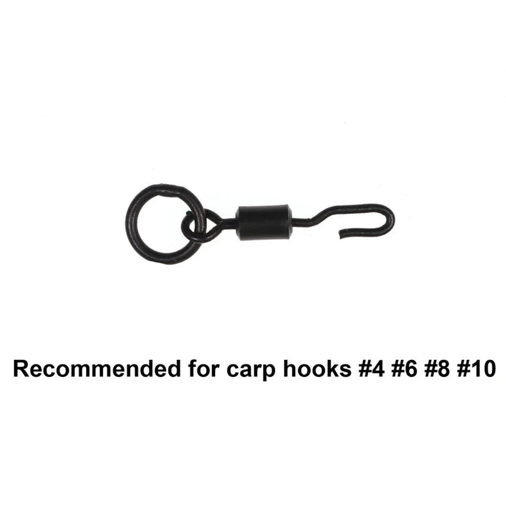 Fishing Chod 20Pcs for Carp Rig Rig Tackle Micro Hook Spinner Swivels for Ronnie Rig Spinner Rigs Swivel Tackle
