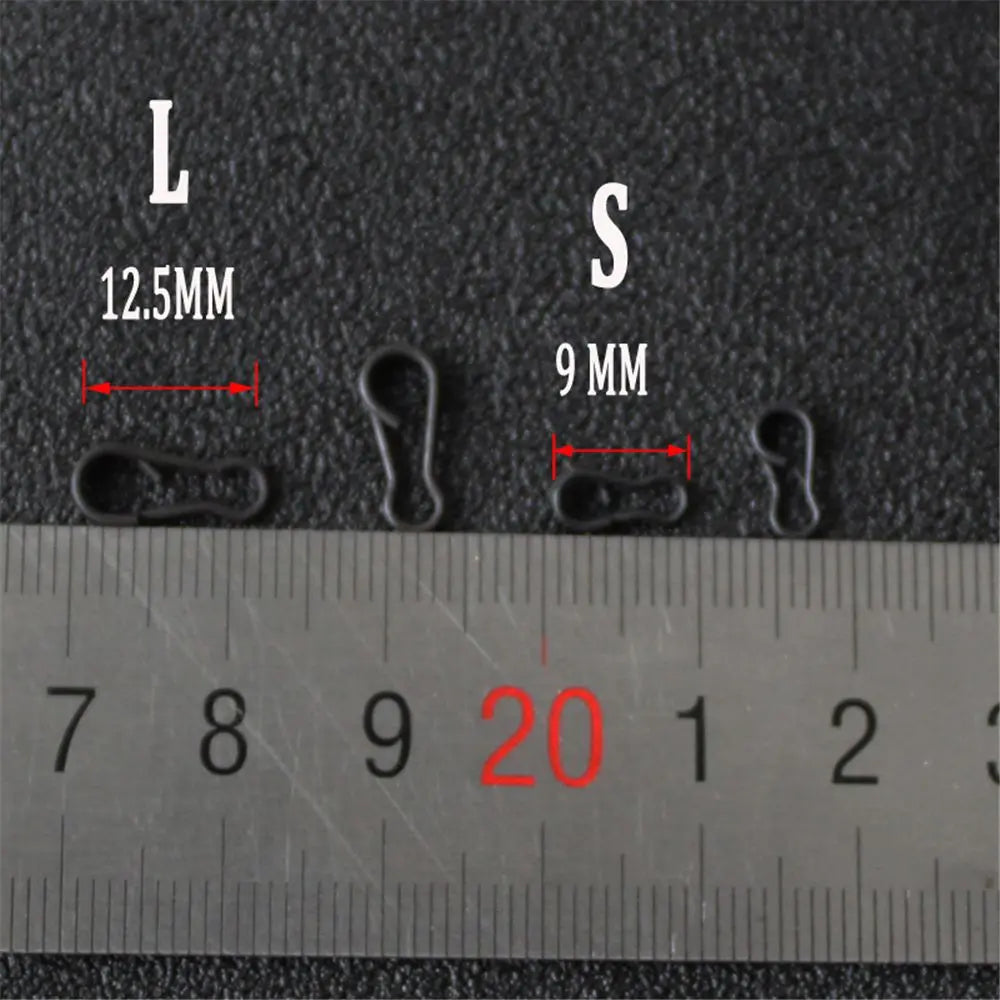 Matte Black Rolling Swivels - Carp Fishing Connectors