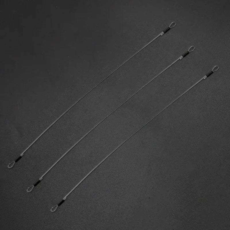 3x 35lb/15.9kg Carp Fishing Loop Rig With Hook Kickers Size 2 4 6 Curve Shank Hook PTFE Coating  Carp Fishing Tackle Accessories