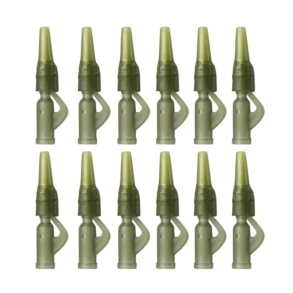 40PCS/lot Carp Fishing Accessories Lead Clip Quick Change Swivel Tail Rubber Anti Tangle Sleeves for Carp Rigs Fishing Tackle