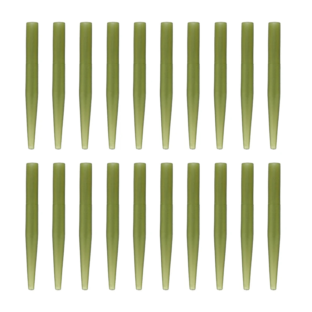 Hirisi 20/40pcs Carp Fishing Rubber Sleeves Anti Tangle Fishing Terminal Tackle AH005 Carp Fishing Accessories