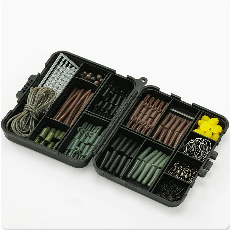 173PCS Fishing Tackle Fishing Accessories Carp Fishing Rigs Swivel Snap Double-Sided Style Carp Fishing Rigs Carp