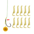 FishTrip Carp Fishing Accessories 25Pcs D Rig Kickers Fishing Kickers Covert Pop Up Hook Fishing Aligner Carp Fishing Equipment