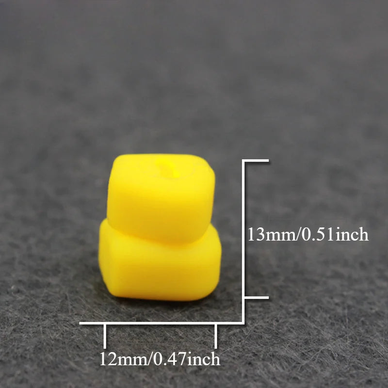 Ackibbik 50pcs Carp Fishing Corn Fishing Lures Floating Corns Lure Artificial Baits