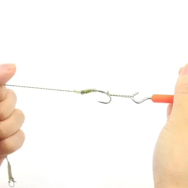 Fishing Sea Stainless Steel Knot Puller Tool Rig Making Carp Terminal Tackle Making Accessories