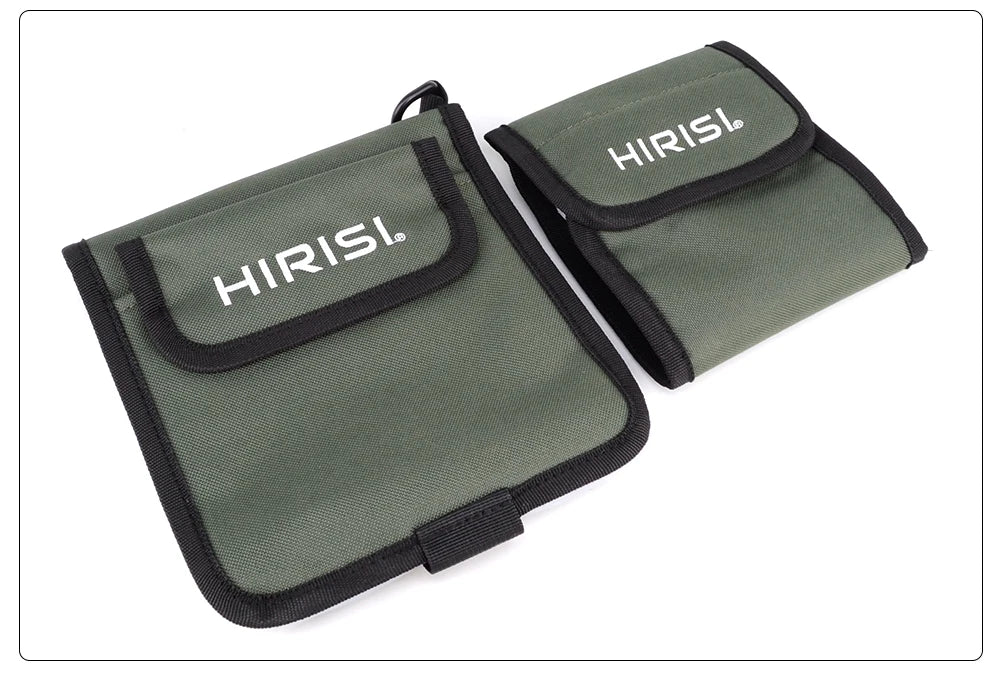 Hirisi Fishing Rig Bag Tackle Accessory Storage Bag for Carp Fishing Tackle Rigs Wallet Hair Rigs Transparent Carry Bag