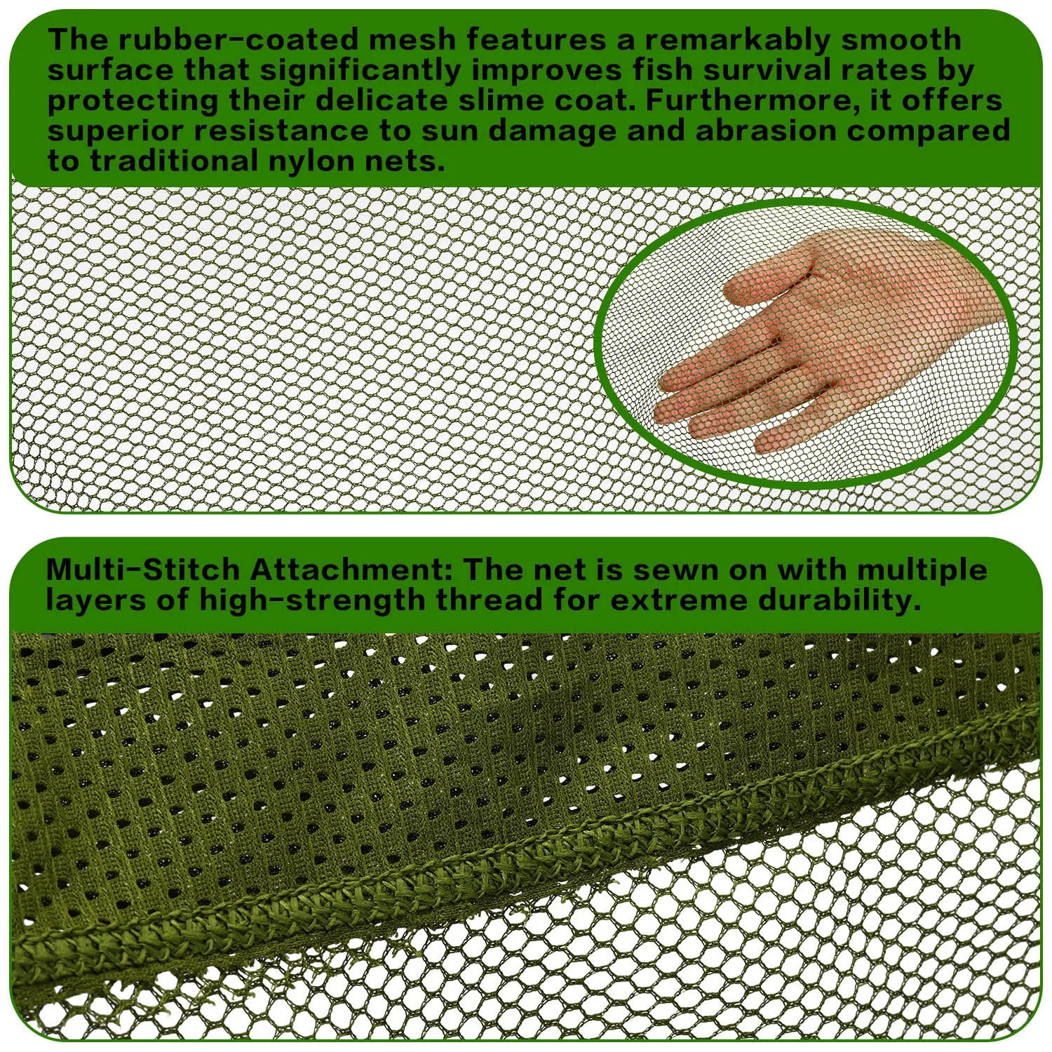 Sougayilang Carp Fishing Tool Net Fishing tackle 212/300cm Portable Retractable Folding Fishing Net for Carp Trout Fishing