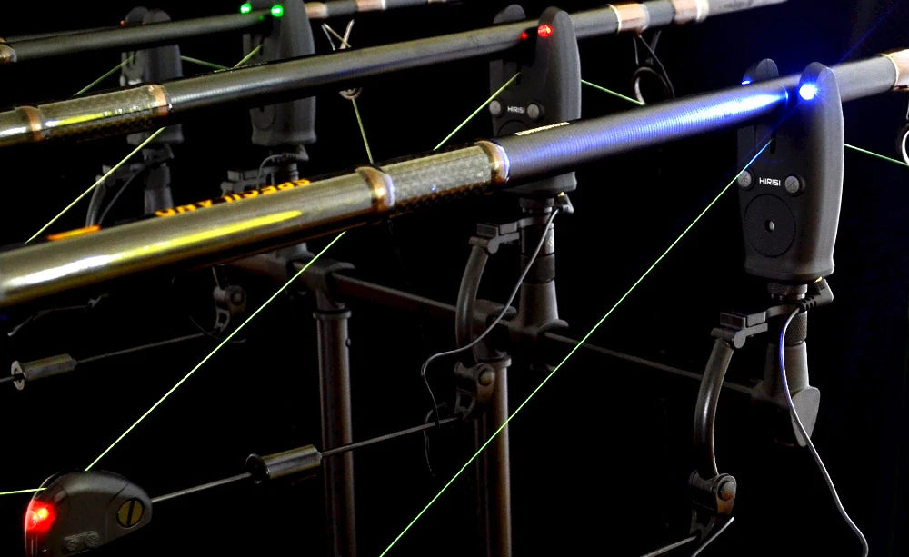 Hirisi Wireless Carp Fishing Alarm Set Waterproof, Fishing Bite Alarms Fishing Bite Indicator Fishing Accessories S5