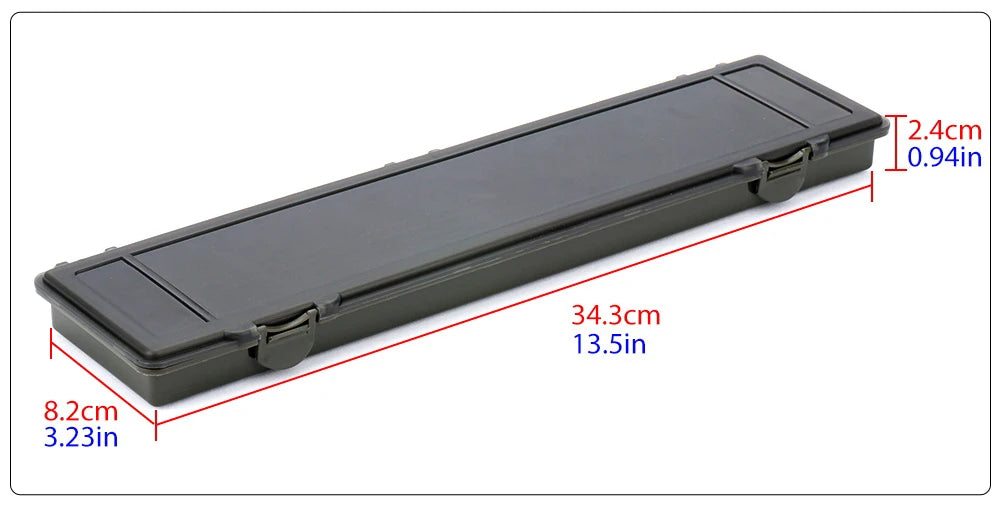 Hirisi Carp Fishing Tackle Box Stiff Hair Rig Board with Pins Carp Fishing Rig Box Wallet Rig Storage Box Fishing Accessories