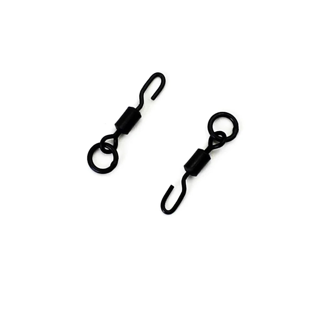 Fishing Chod 20Pcs for Carp Rig Rig Tackle Micro Hook Spinner Swivels for Ronnie Rig Spinner Rigs Swivel Tackle