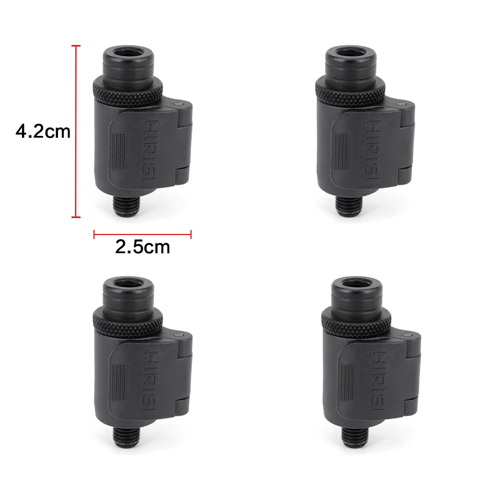 Hirisi Aluminium Carp Fishing Quick Change Connector For Carp Fishing Alarms Rod Pod Bank Sticks AQ211