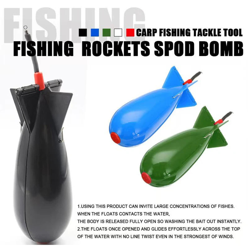 Carp Fishing Spod Rocket - Spring Loaded Bait Launcher