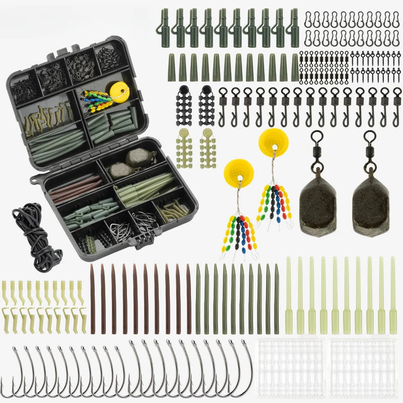 European carp fishing set, float anti-bottom fishing method, sea rod carp wild fishing, carp fishing accessories
