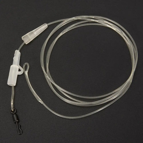 100cm 45LB Carp Fishing Leader Transparent Buffer Leader Line Floating Fly Line Fluorocarbon Leader Line Fishing Tool Supplies