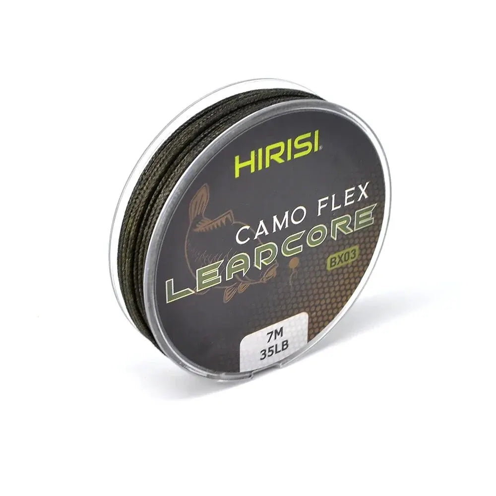 1pcs 35LB 7M Leadcore Carp Fishing Tackle Line Make Carp Hair Rigs 3 Color Braided Lead Line