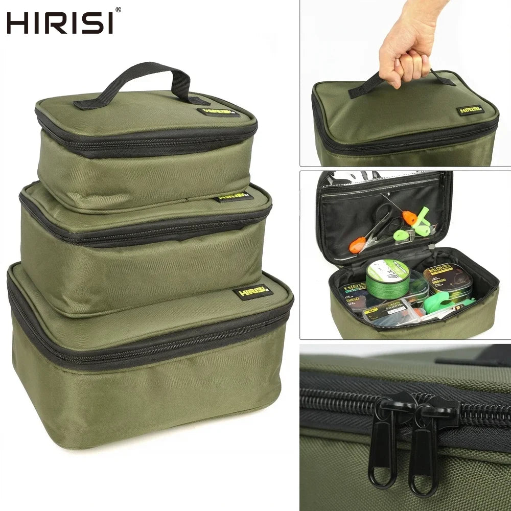 Hirisi Multi-Purpose Carp Fishing Bag - PVC Oxford Material, Fish Reel & Lure Storage Fishing Accessories W123